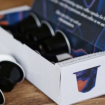 10 CRU Kafe Organic Intense Roast Recyclable Coffee Capsules  image(5)