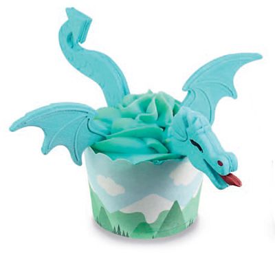 PME Dragon 6 Cupcake Cases and Topper Kit image(1)