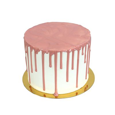 PME Ready-to-Use Cake Drip and Drizzle – White Chocolate Flavour Pink alt image 5
