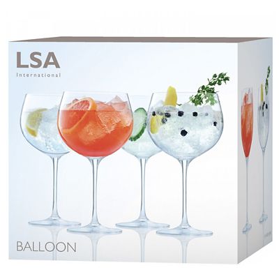 4 LSA Large Gin Balloon Glasses Set image(3)