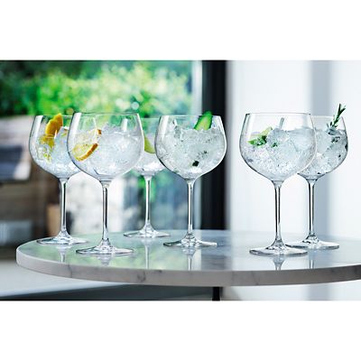 4 LSA Large Gin Balloon Glasses Set image(4)