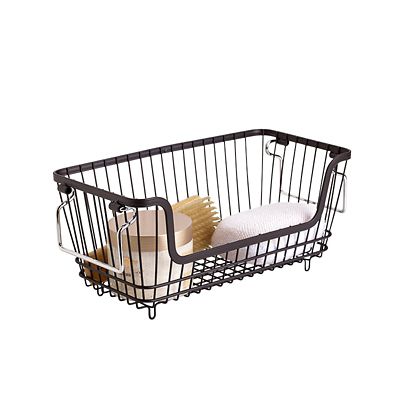 Lakeland Stackable Wire Storage Baskets Bundle - (Image 3)