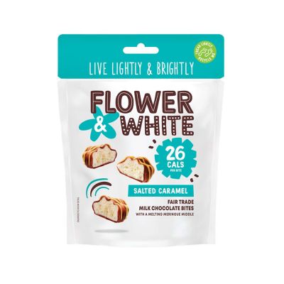 Flower and White Salted Caramel Meringue Bites 100g image(1)