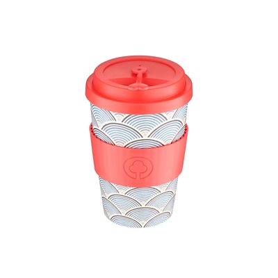 Lakeland Blue Wave Reusable Bamboo Coffee Cup 500ml image(2)