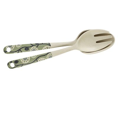 Lakeland Cherry Flower Bamboo Salad Servers image(4)