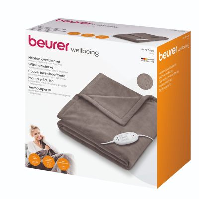 Beurer Cosy Heated Throw Taupe image(6)