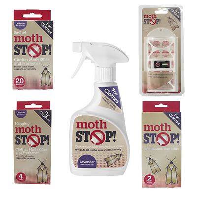 Moth Stop Clothes Spray and Hanger Bundle Lakeland