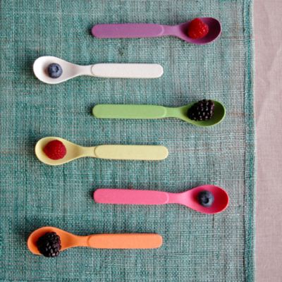 6 Zuperzozial Bamboo Spoonful of Colour Teaspoons  image(2)