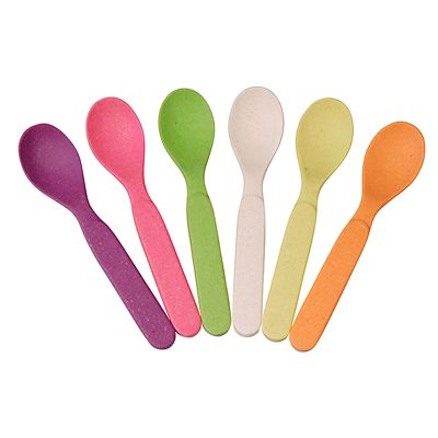 6 Zuperzozial Bamboo Spoonful of Colour Teaspoons  image(4)