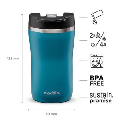 Aladdin Thermavac Leak-Lock Travel Mug Aqua Blue 250ml image(6)