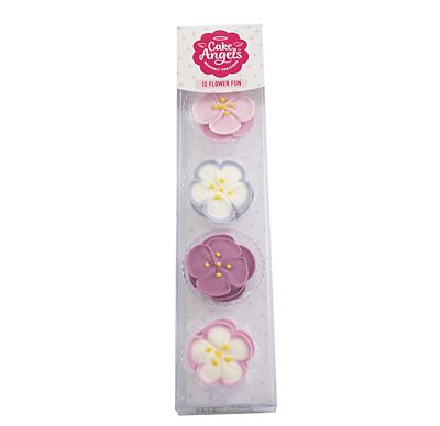 10 Cake Angels Cherry Blossom Cake Toppers - (Image 3)