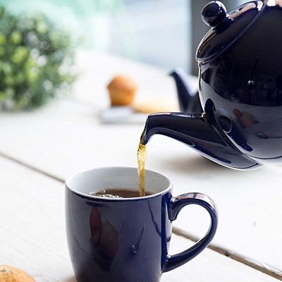 London Pottery Globe Teapot – 6 Cup Cobalt Blue - (Image 3)