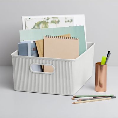 Tatay Baobab 15L & 22L Baskets with Lid Set - White image(2)