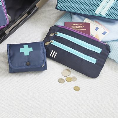 Lakeland Travel Pill Box & Money Wallet Set alt image 2