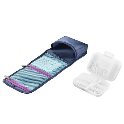 Lakeland Travel Pill Box & Money Wallet Set alt image 3