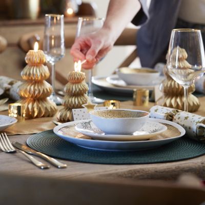 Large Ornate Gold Tree Candle image(2)