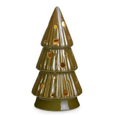 3 LED Ceramic Christmas Trees Decoration image(4)