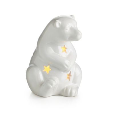Ceramic Polar Bear LED Light Christmas Decoration image(1)
