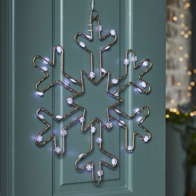 Large LED Hanging Snowflake Christmas Decoration image(2)