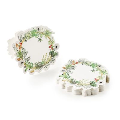 12 Lakeland Evergreen Traditional Christmas Place Cards  image(1)