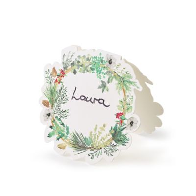 12 Lakeland Evergreen Traditional Christmas Place Cards  image(2)