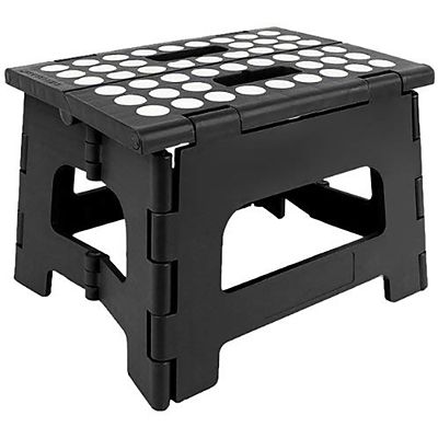 Kikkerland Rhino II Folding Step Stool Black