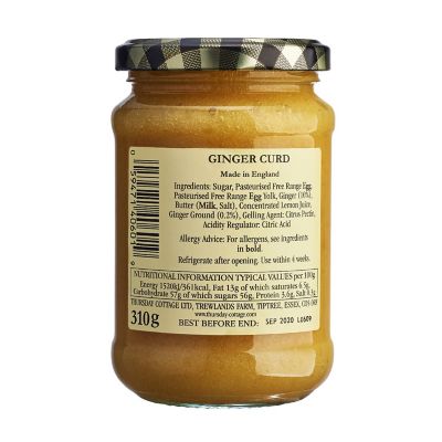 Thursday Cottage Handmade Ginger Curd 310g image(2)