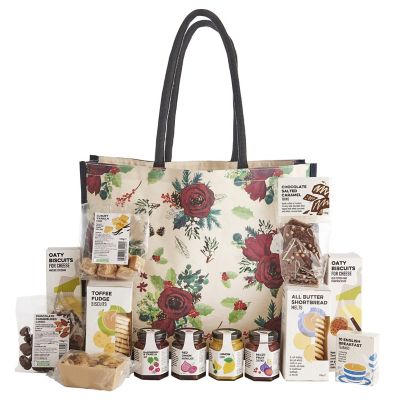 Lakeland Winter Floral Hamper Tote Lakeland