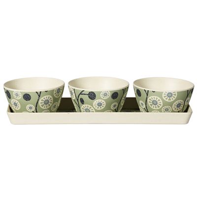 Lakeland Cherry Flower Bamboo Serving Set image(4)
