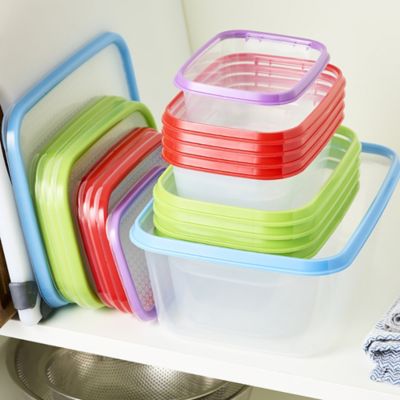 Lakeland 3pc Colour Match Lidded Food Storage Containers 800ml  image(6)