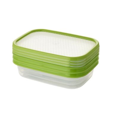 Lakeland 3pc Colour Match Lidded Food Storage Containers 800ml  image(7)