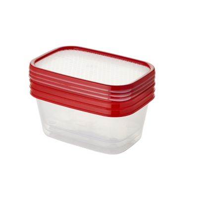 Lakeland 3pc Colour Match Lidded Food Storage Containers 1L image(3)