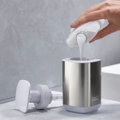 Joseph Joseph Presto Steel Hygienic Soap Dispenser 350ml image(4)