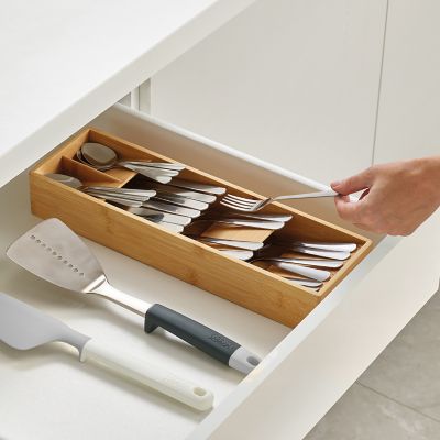Joseph Joseph Drawerstore Bamboo Compact Cutlery Organiser image(2)
