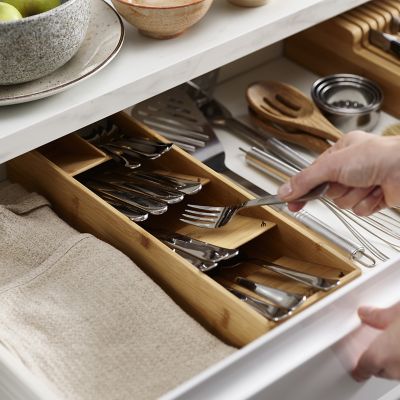 Joseph Joseph Drawerstore Bamboo Compact Cutlery Organiser image(5)