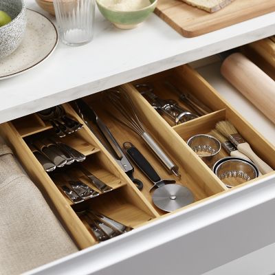 Joseph Joseph Drawerstore Bamboo Compact Cutlery & Utensil Organiser image(3)