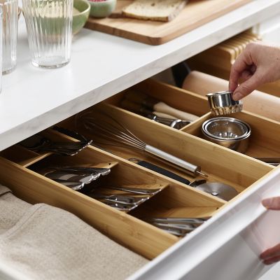Joseph Joseph Drawerstore Bamboo Compact Cutlery & Utensil Organiser image(4)