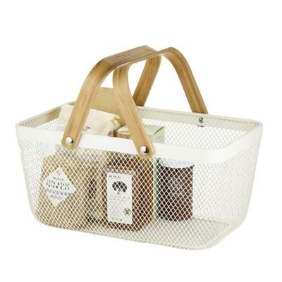 Lakeland Large Metal Mesh Basket – Cream image(7)