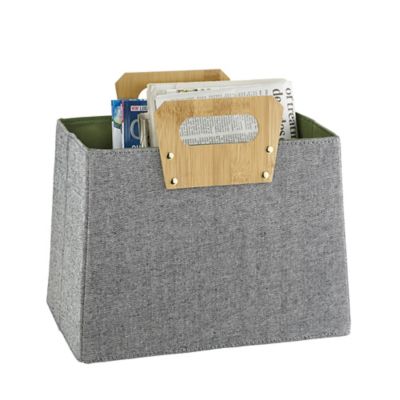 Lakeland Foldable Basket with Bamboo Handles image(1)