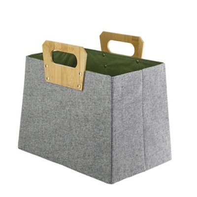 Lakeland Foldable Basket with Bamboo Handles image(5)