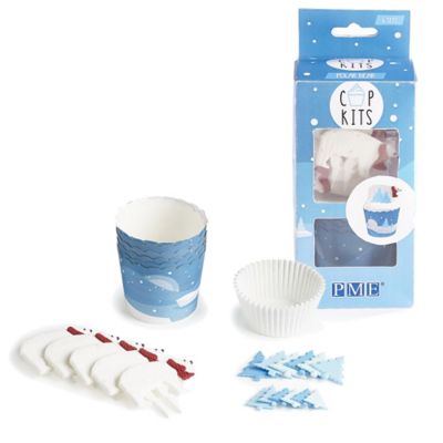 PME Polar Bear Cupcake Cases and Toppers Kit – Pack of 6 image(1)