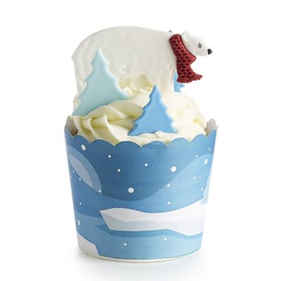 PME Polar Bear Cupcake Cases and Toppers Kit – Pack of 6 image(2)