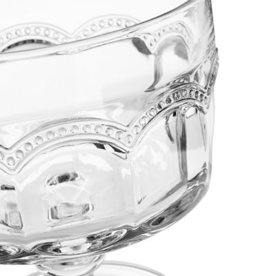 Artland Pearl Ridge Large Glass Footed Trifle Bowl 20cm Dia. image(3)