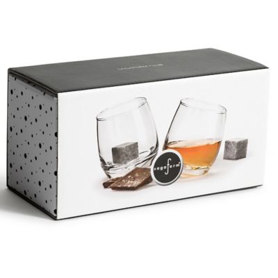 2 Rocking Tumblers with Whisky Stones Gift Set image(6)