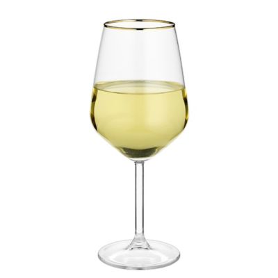 4 Lakeland Gold Rim Wine Glasses 490ml image(7)