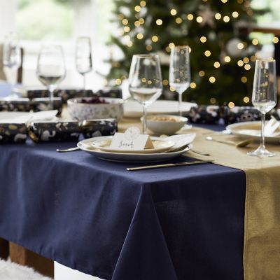 Blue Rectangular Tablecloth 132 x 228cm image(2)