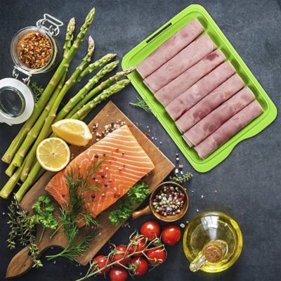 4 Tatay Cold Cut Food Storage Boxes - Coloured Bases image(2)