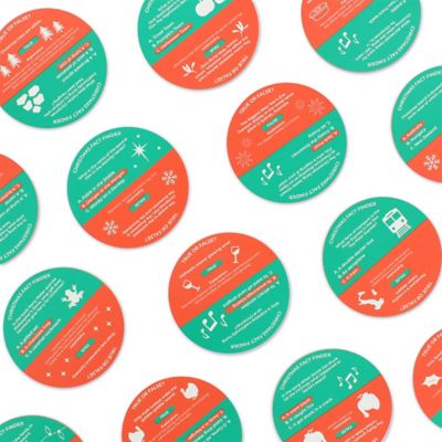 Christmas Trivia Coasters Table Game image(2)