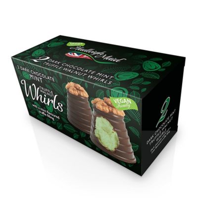 2 Dark Chocolate Mint Truffle Walnut Whirls  image(2)