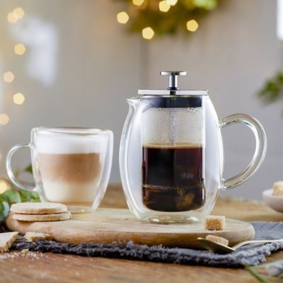 Lakeland Double-Walled Glass Cafetière 3-Cup 350ml image(2)